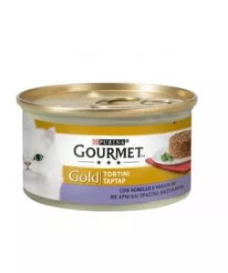 Gourmet gold tortini con agnello e fagiolini in gelee - 85 gr